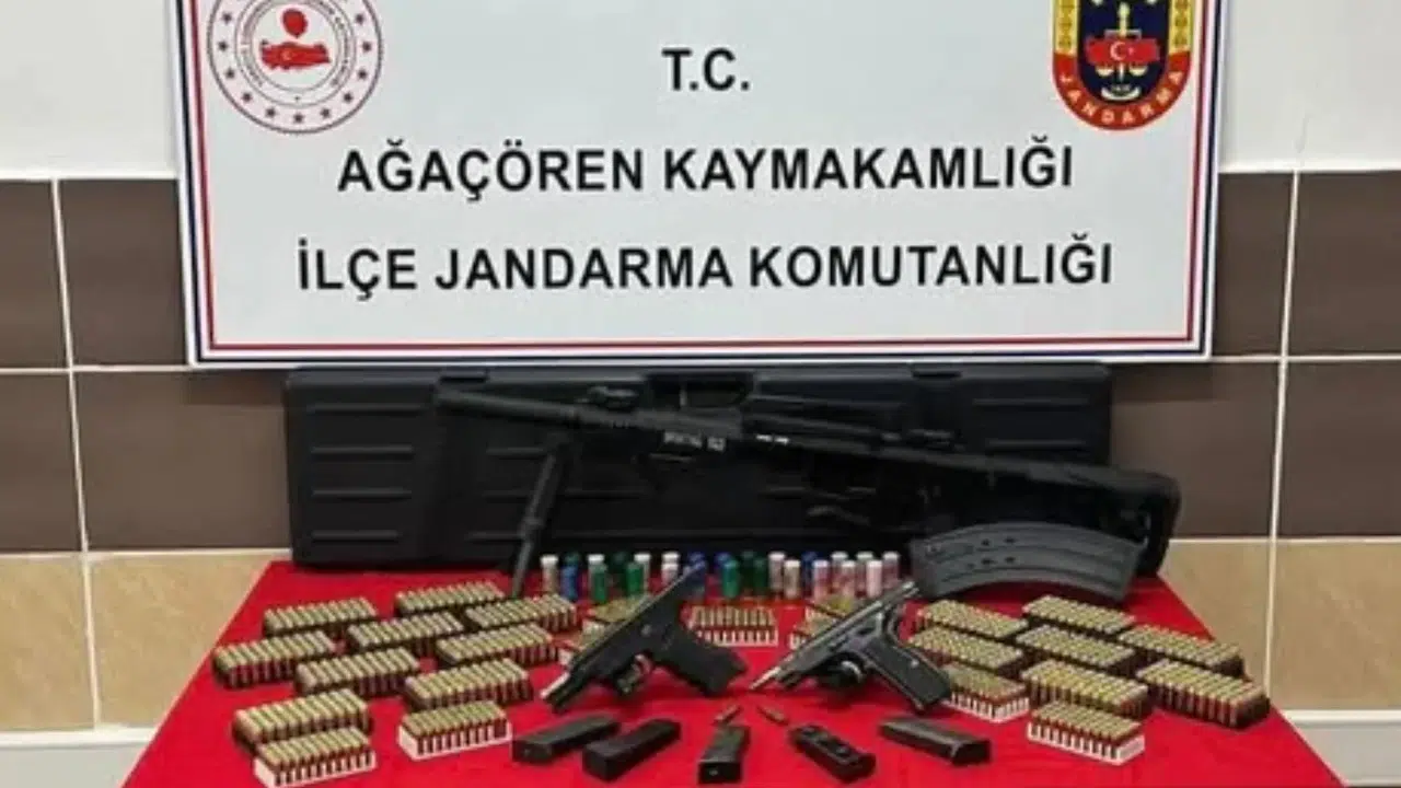 Ağaçören’de kaçak silah operasyonu :1 tutuklama
