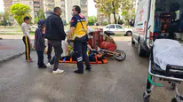3 tekerlekli motosiklet devrildi: 1 yaralı