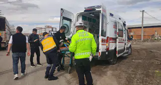 Kamyonetin Çarptığı Bisiklet Sürücüsü Yaralandı