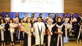 ASÜ Sağlık Bilimleri Fakültesinde mezuniyet coşkusu yaşandı