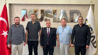MÜSİAD yönetiminden, Aksaray Defterdarına ziyaret