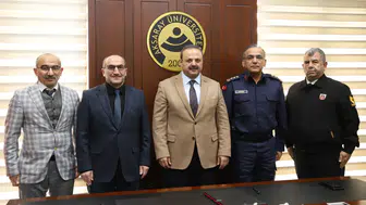 Aksaray Üniversitesiile İl Jandarma Komutanlığı  arasında iş birliği protokolü imzalandı