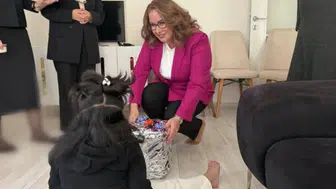 Elif Duru’dan koruyucu aileye ziyaret