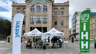 Aksaray’da “Filistinli çocuklar için çiz” etkinliği gerçekleştirildi