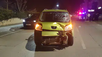 Aksaray’da ticari araç ile motosiklet çarpıştı: 2 yaralı