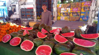 Karpuz tezgâhlarda yerini aldı: Kilosu 60 lira