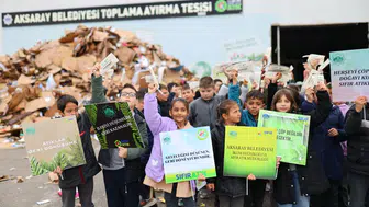 Uluslararası Sıfır Atık Günü’nde Minikler Geri Dönüşümü Yerinde Öğrendi
