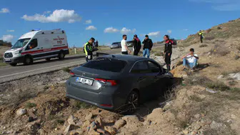 Kireçlik yolunda kaza: 1 yaralı