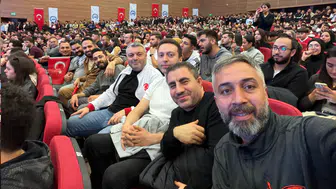 Aksaray Üniversitesi'nde Milli heyecan: Kampüste tek yürek olduk