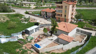 Terlemez Baba Türbesinde Restorasyon Çalışmaları Devam Ediyor