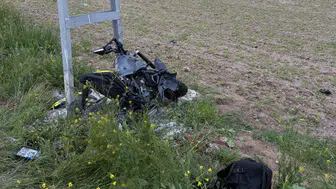 Elektrik Direğine Çarpan Motosiklet Sürücüsü Hayatını Kaybetti