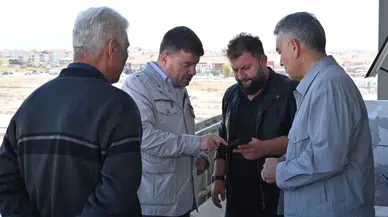 YENİ BELEDİYE HİZMET BİNASINDA ÇALIŞMALAR DEVAM EDİYOR