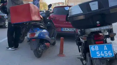 Plakasız, kasksız ve ehliyetsiz sürücüye 35 bin 239 lira ceza