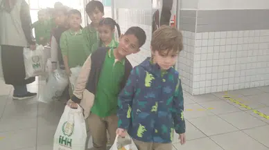 Mimar Sinan İlkokulu 2-B Sınıfından Gazze Yardım Kampanyasına Anlamlı Destek