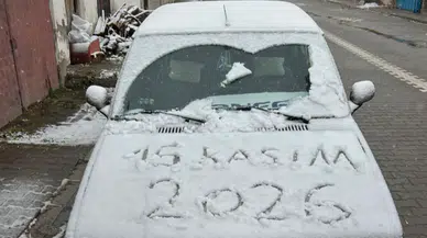 Aksaray’ın Yüksek Kesimleri Yağan Karla Beyaza Büründü