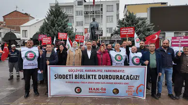Hizmet-İş Aksaray Şubesi’nden Kadına Yönelik Şiddet Açıklaması