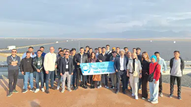 ASÜ öğrencilerinden Avrupa’nın en büyük   güneş enerji santraline teknik gezi