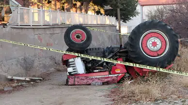 İlaç yazdırdığı hastanenin otoparkında traktör kazasında öldü