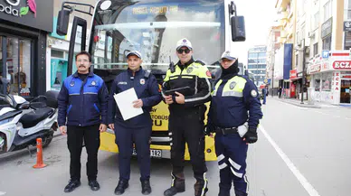 Aksaray’da Toplu Ulaşım   Araçlarına Kapsamlı Denetim