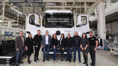 Mercedes-Benz Aksaray’dan 400 bininci kamyon yola çıktı