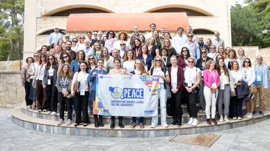 Aksaraylı öğretmen Yunanistan’da Türkiye’yi temsil etti