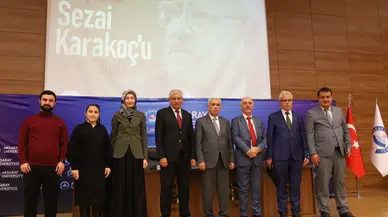 ASÜ'de düzenlenen panelde merhum şair Sezai Karakoç anıldı