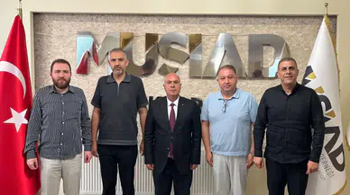 MÜSİAD yönetiminden, Aksaray Defterdarına ziyaret