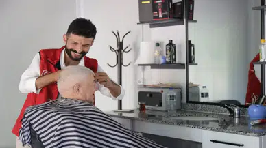 Ücretsiz berber ve kuaför hizmetine yaz yoğunluğu