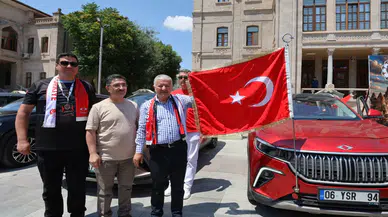 "TOGG Team Türkiye" Aksaray gezi turu renkli görüntüler oluşturdu