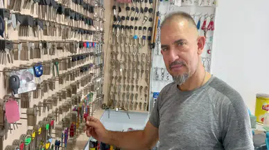 40 yıldır anahtar yapıp kilit açıyor