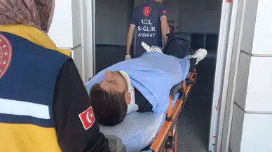 Nevşehir yolunda otomobil takla attı: 2 yaralı
