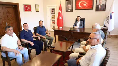 Alanya Aksaraylılar Derneği'nden Kaymakam Hasan Uğuz'a Hayırlı Olsun Ziyareti