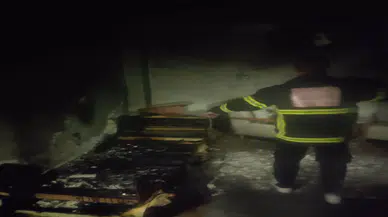 Ortaköy'de Daire Yangını Korkuttu