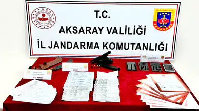 Aksaray’da tefeci operasyonu:1 tutuklama