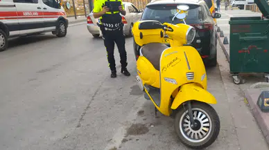 Motosiklet Devrildi: 1 Yaralı