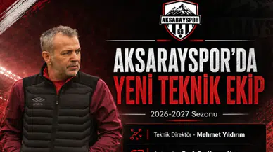 Aksarayspor’da Yeni Teknik Ekip Belli Oldu