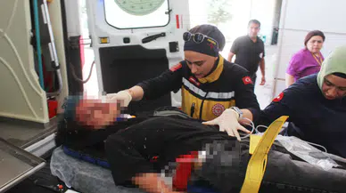 Otomobil ile bisiklet çarpıştı: 1 ağır yaralı