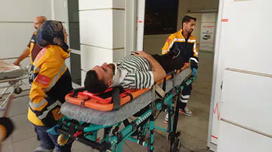 Otomobil elektrik direğine çarptı: 1 yaralı