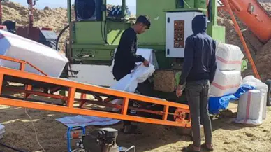 Rekolte bol olunca samanın ton fiyatı bin 500 lira düştü