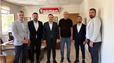 Türkiye Gençlik Vakfından egemen gazetesine ziyaret