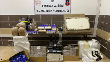 Aksaray’da kaçak sigara operasyonu: 5 gözaltı