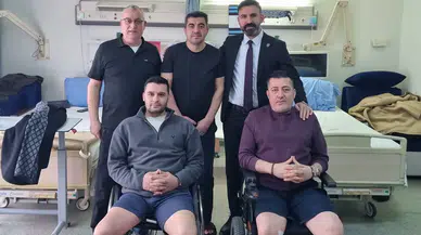 Kahraman gazilere ziyaret