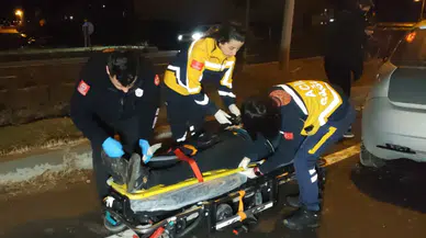 Yola Düşen Yatak Kazaya Neden Oldu: 1 Yaralı