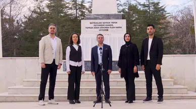 Aksaray’daki öğretmenlerden 'Geçilmedi Çanakkale' klibi