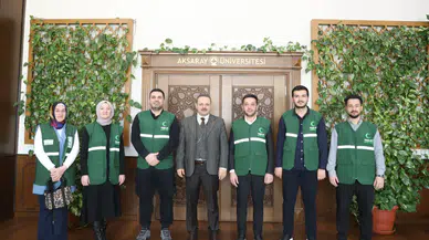 Yeşilay Derneği Aksaray Şubesinden ASÜ Rektörü Arıbaş’a ziyaret