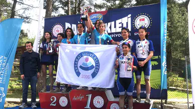 ASÜ Dağ Bisikleti Kadın Takımı Türkiye şampiyonu oldu