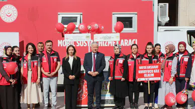 Aksaray'da mobil sosyal hizmet aracı vatandaşların işini kolaylaştırıyor