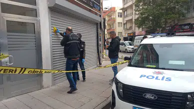 Aksaray’da iş yerine kurşun isabet etti