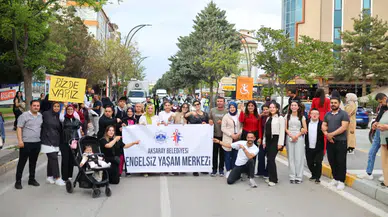 Engelliler Haftası’nda Aksaray’da Anlamlı Farkındalık Yürüyüşü