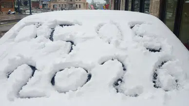 Aksaray’ın yüksek kesimleri beyaza büründü
